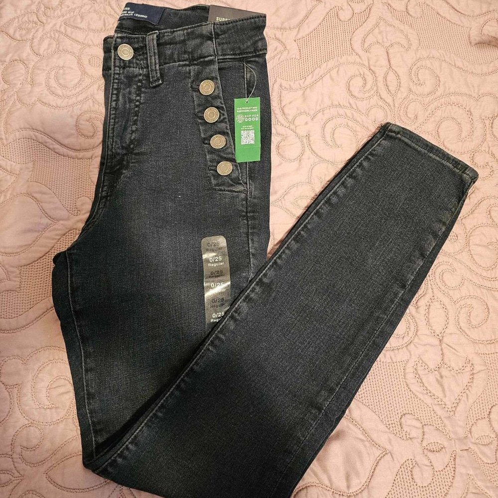 Gap high universal legging jean size 0/25 regular